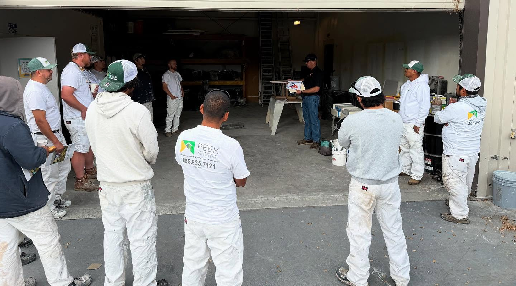 peek painting team members